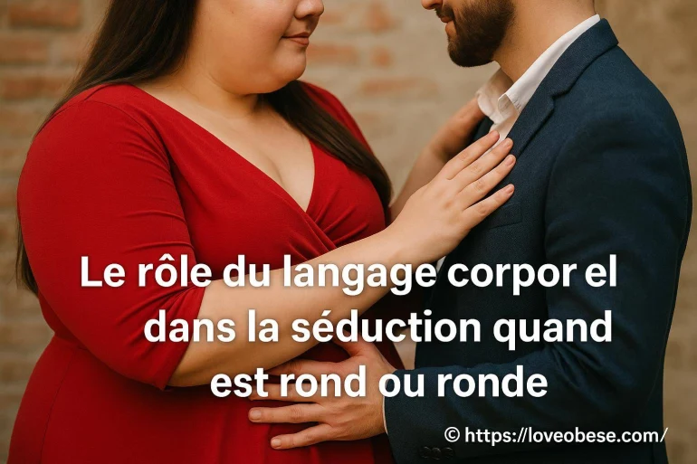 Le rôle du langage corporel dans la séduction quand on est rond ou ronde