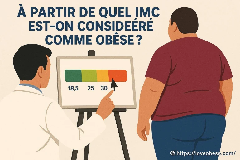 À partir de quel IMC est-on considéré comme obèse ?