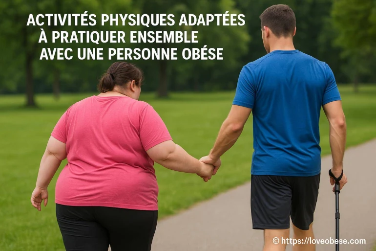 Activités physiques adaptées à pratiquer ensemble avec une personne obèse