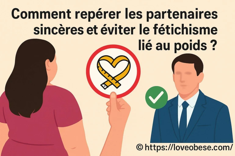 Comment repérer les partenaires sincères et éviter le fétichisme lié au poids ?