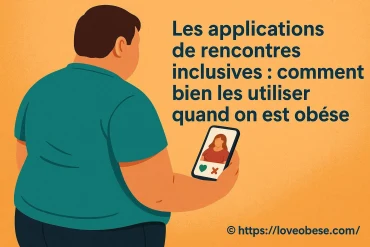 Les applications de rencontres inclusives : comment bien les utiliser quand on est obèse ?