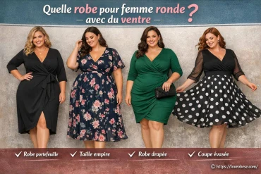 Quelle robe choisir pour femme ronde avec du ventre ?