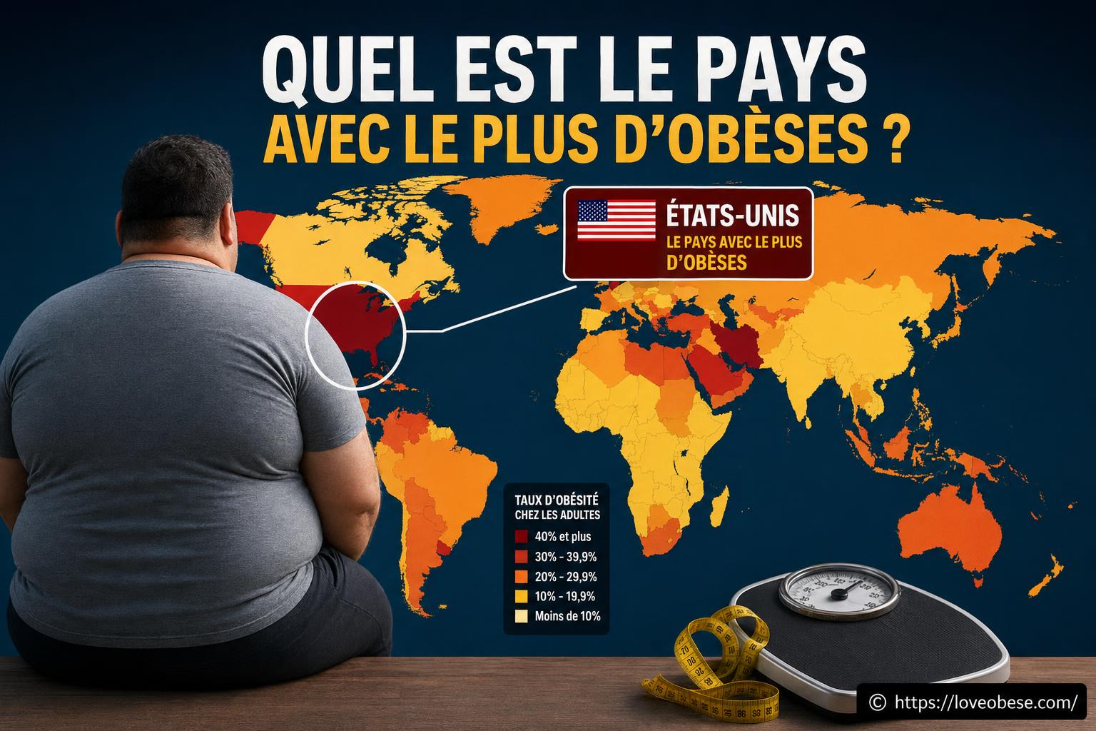 Quel est le pays avec le plus d'obèses ?